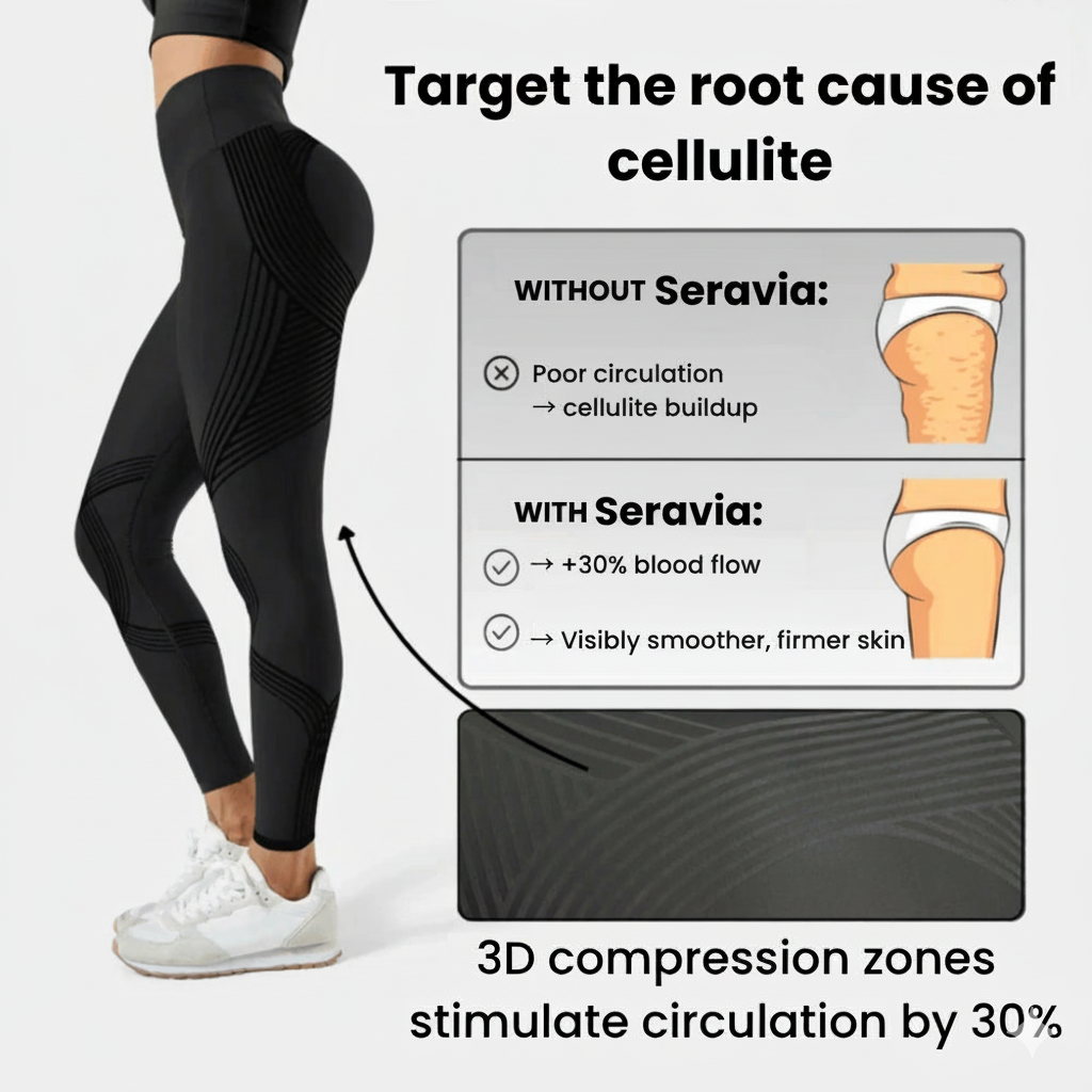 3D Anti-Cellulite Sculpt Leggings – Look Slimmer, Smoother & Lifted in Minutes