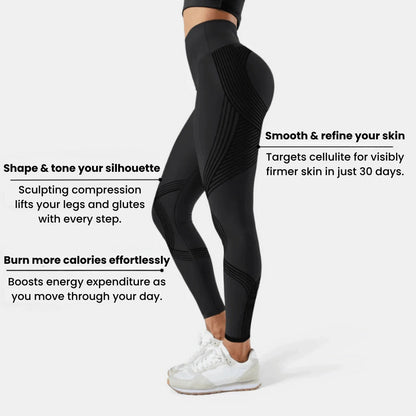 3D Anti-Cellulite Sculpt Leggings – Look Slimmer, Smoother & Lifted in Minutes
